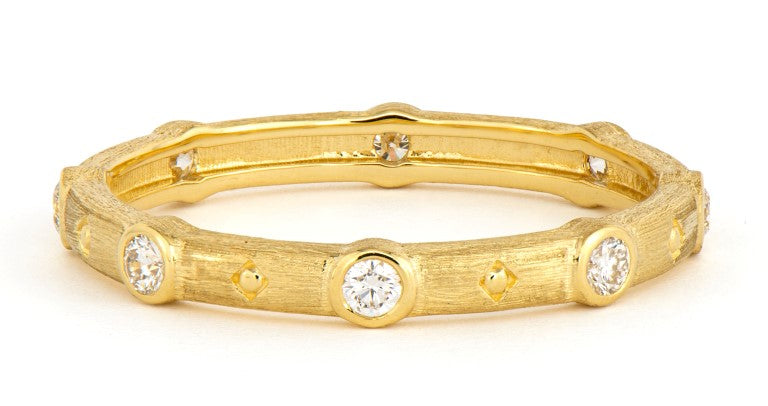 gold and diamond band