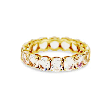 moonstone gemstones around the band