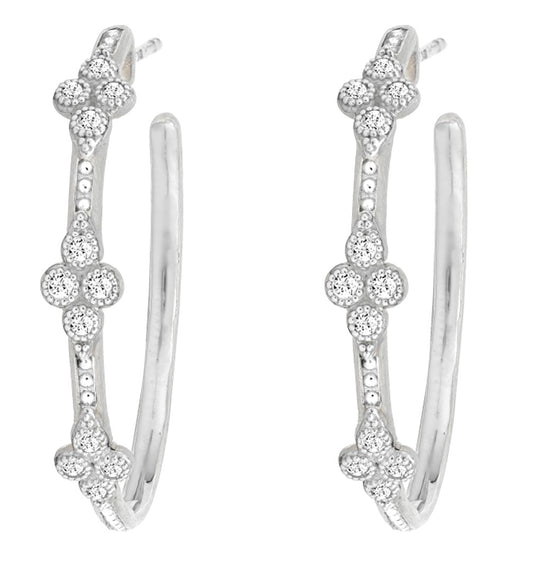sterling silver hoops