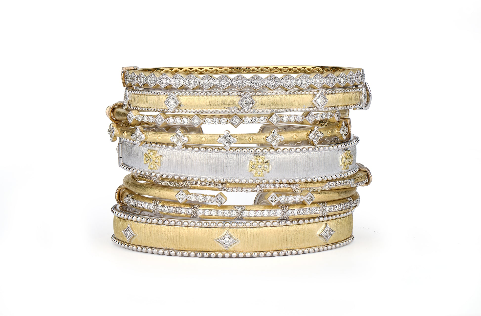 bangles stacked on top of each other