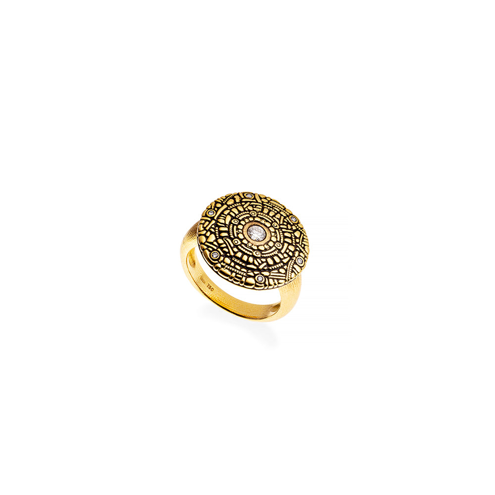 Diamond Shield Ring