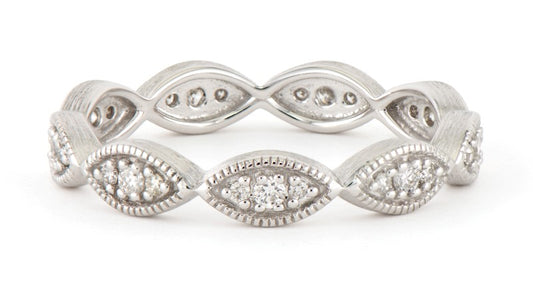 white gold diamond band 