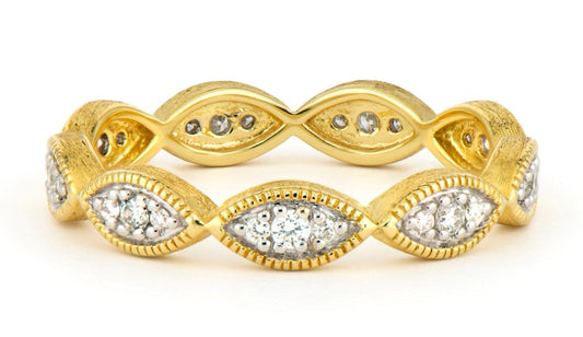 gold diamond band