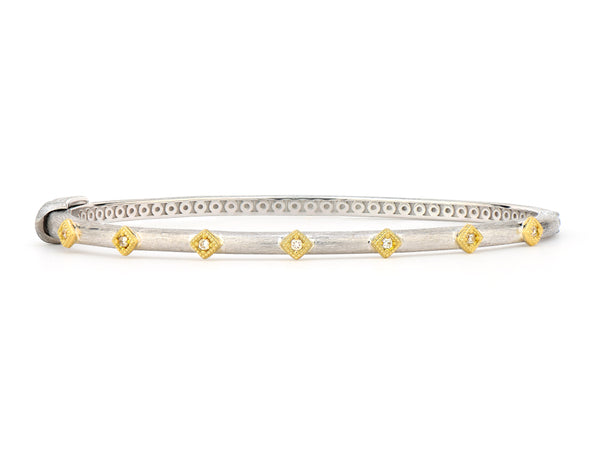 Mixed Metal Kite Bangle