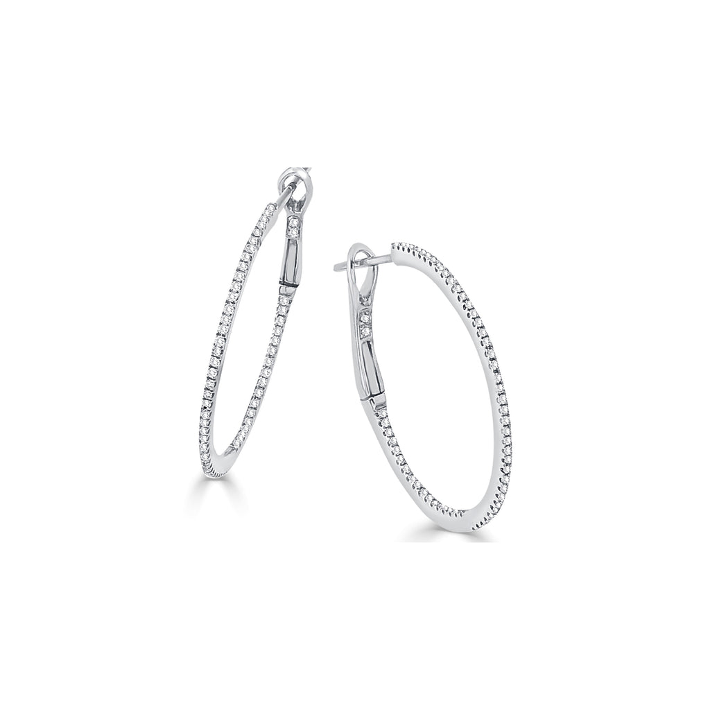 Large Inside Out Hoops