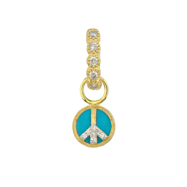 Petite Peace Sign Charm