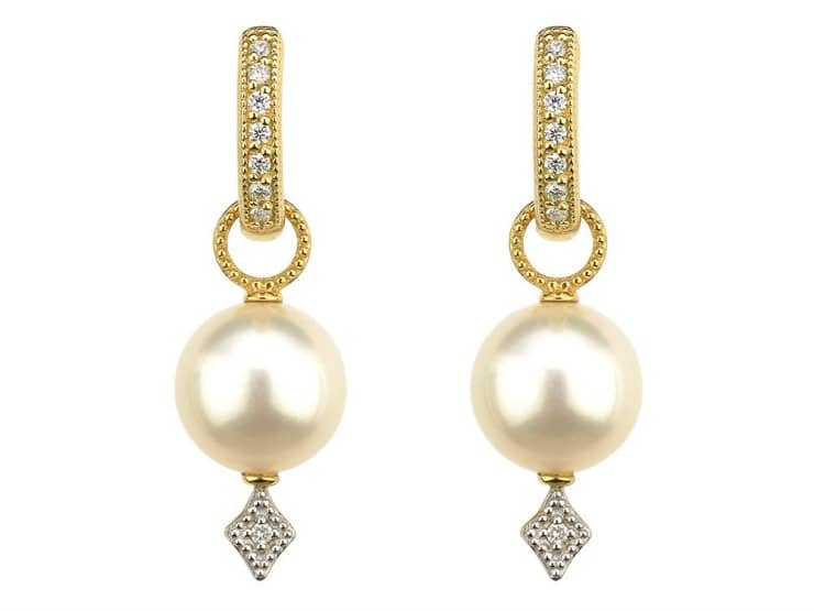 Large Lisse Pearl Earring Charms